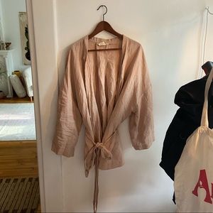 Deiji studios linen robe